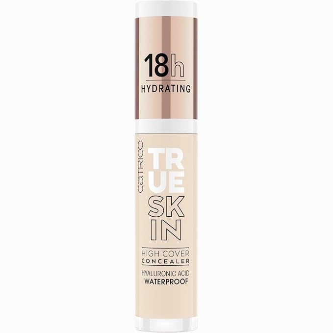 Catrice | True Skin High Cover Concealer (001 | Neutral Swan) | Waterproof & Lightweight for Soft Matte Look | With Hyaluronic Acid & Lasts Up to 18 Hours | Vegan, Cruelty Free