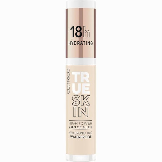 Catrice | True Skin High Cover Concealer (001 | Neutral Swan) | Waterproof & Lightweight for Soft Matte Look | With Hyaluronic Acid & Lasts Up to 18 Hours | Vegan, Cruelty Free