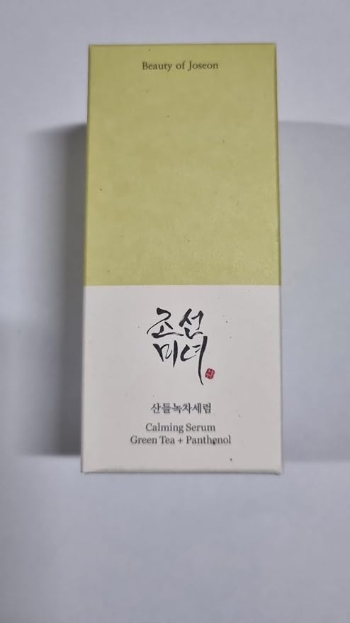 Beauty of Joseon Calming Serum Green Tea Panthenol Soothing, Moisturizing Sensitive, Acne-Prone, UV Irritated Skin, Daily Korean Skin Care for Men and Women, 30ml 1 fl.oz