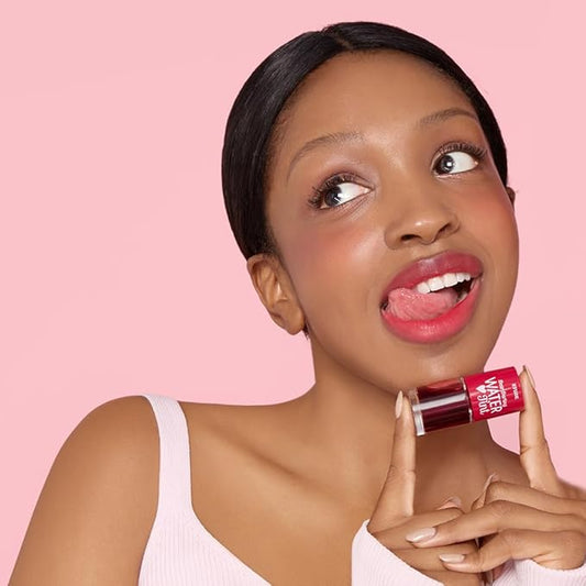 ETUDE Dear Darling Water Tint - Cherry Ade (9g) | Vivid Color Lip Stain with Moisturizing Weightless & Non-sticky Finish Lip Stain | Smudge-proof Lip Tint | Korean Makeup, Kbeauty