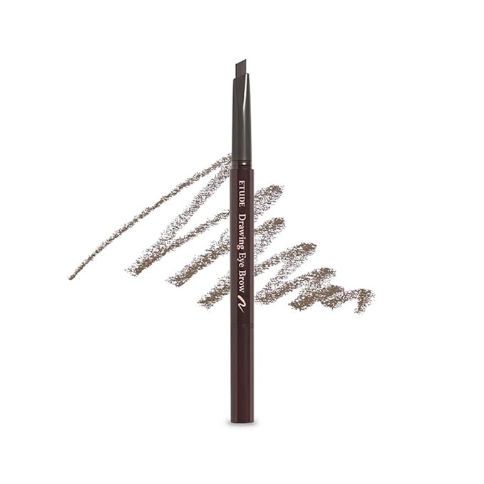 ETUDE Drawing Eye Brow - Gray Brown | Long-Lasting Eyebrow Pencil for Soft Textured Natural Daily Look Eyebrow, Korean Makeup, Kbeauty, Perfect for Gift