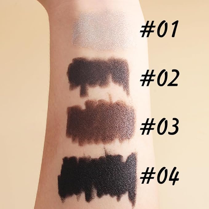 Long Wear Gel Eyeliner, Eyeliner Cream Stick Natural Black, Eye Liner Gel Waterproof Smudge Proof, Long Lasting Smooth Eye liner Pencil (Silver)