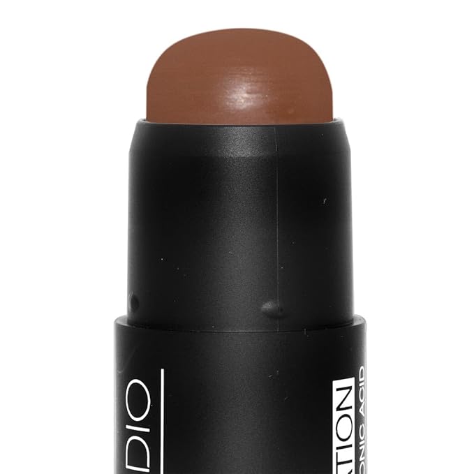Palladio BUILD + BLEND Foundation Stick, Contour Stick for Face, Professional Makeup for Perfect Look, 0.25 Ounce (Mocha)