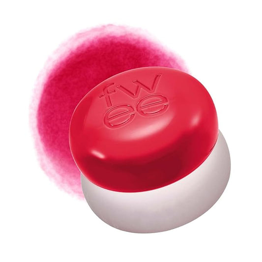 Blurry Pudding Pot | Airbrushed Blush & Lip, Buildable Pigment, Long-lasting, Lightweight, Easy to Blend, Natural Soft Matte Finish - Mule (Pink Red) | 0.17 oz