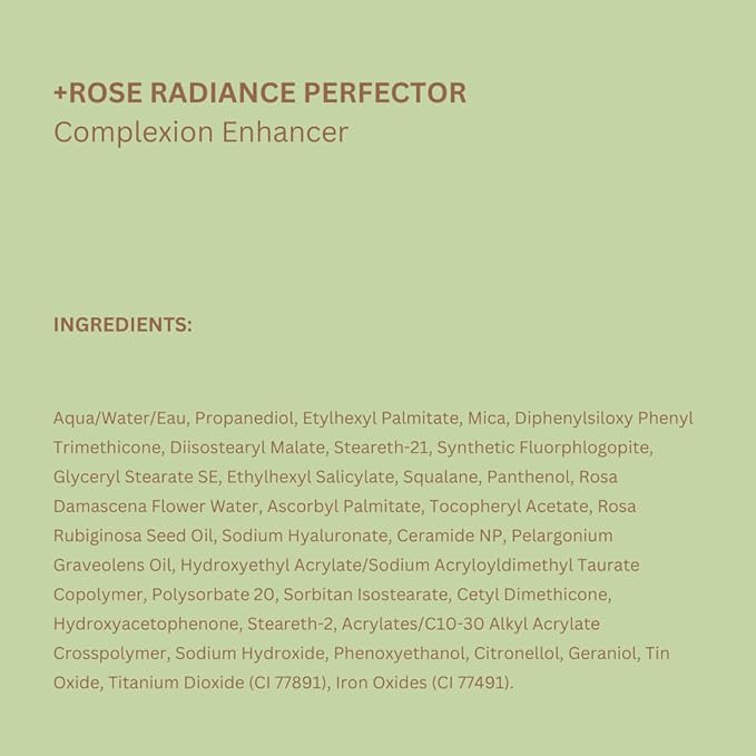 +Rose Radiance Perfector, Bluring and Brightening primer, 25 ml / 0.8 fl oz