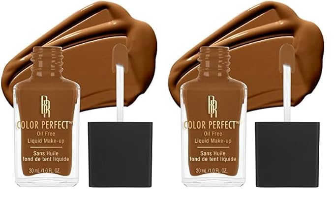 Black Radiance Color Perfect Liquid Full Coverage Foundation Makeup, Toffee, 1 Ounce (Pack of 2)