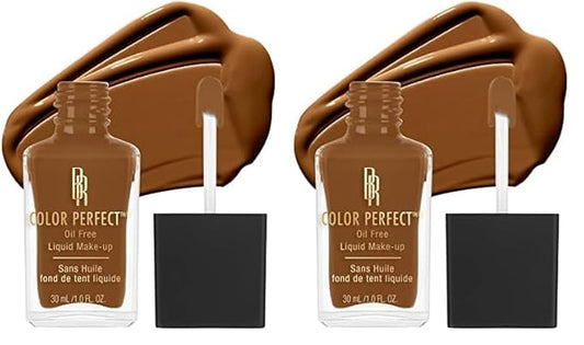 Black Radiance Color Perfect Liquid Full Coverage Foundation Makeup, Toffee, 1 Ounce (Pack of 2)