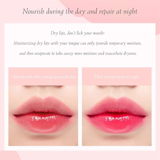 3Packs Hydrating Lip Oil Temperature Color Changing Lip Oil Plumping Lip Gloss Moisturizing Lip Oil Tinted for Lip Care and Dry Lip (#3)