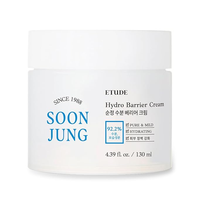 ETUDE Soonjung Hydro Barrier Cream BIG SIZE 130ml | Moisturizing and soothing cream | Korean Skin Care | Care Solution for sensitive skin | K-Beauty, Skin Care, Perfect for Gift