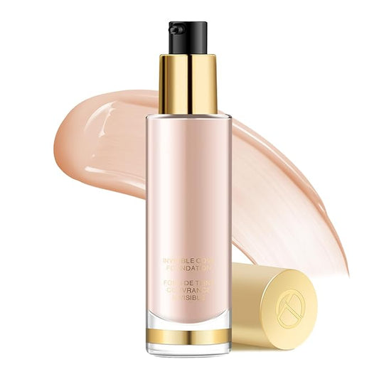 Concealer Foundation, Oil Control Waterproof Concealer Color Correcting Foundation Long Lasting No Makeup Removal Invisible Pores Face Base Makeup