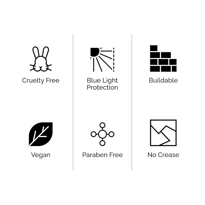 OFIR Skin Satin Medium Coverage Foundation | Lightweight Foundation Makeup with Vegan Formula | Blue Light Protection & Non-Creasing for Long-Lasting Wear | 1 FL OZ (Coffee - Deep Warm)