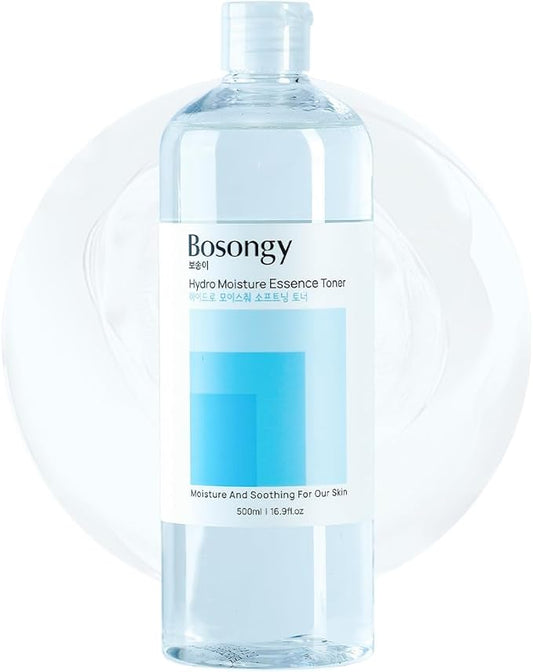 Hydro Moisture Essence Toner 500ml(16.9fl.oz.) – Deep Nourishing Facial Toner for Dry & Sensitive Skin, Infused with Hyaluronic Acid, Panthenol & Ceramide | Korean Skincare