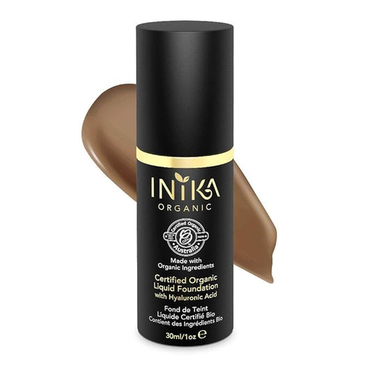 INIKA Organic Toffee Liquid Foundation, 1.01 OZ
