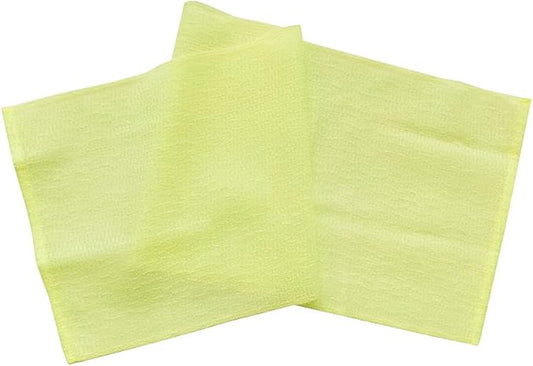 Premium Exfoliating Washcloth Towel(Yellow) Korean Loofah Bath Sponge Long Back Scrubber African Bath Sponge African Long Net for Shower/It Becomes Softer as You use.by NOPIGO
