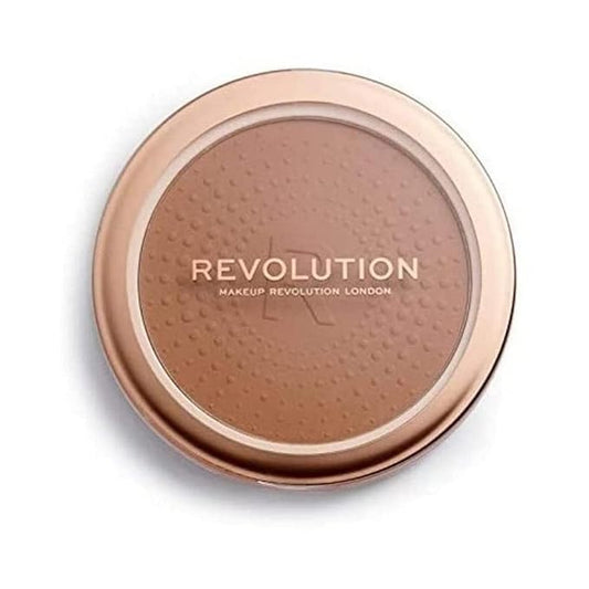 Makeup Revolution Mega Bronzer Powder, Matte Finish, For Light To Deep Skin Tones, Vegan & Cruelty Free, Warm, 0.52 oz/15g
