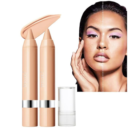 2pcs Neutral Brightening Creamy Concealer Sticks - Sustainable Under Eye Concealer Beauty Makeup
