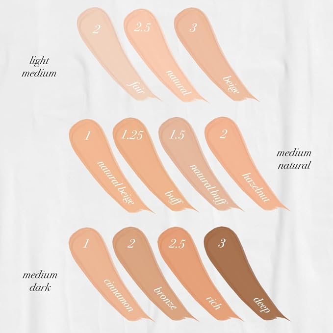 MCoBeauty Brighten & Perfect Cream Concealer, 2 Light Natural, Brightening Coverage for Flawless Complexion, Vegan, Cruelty Free Cosmetics