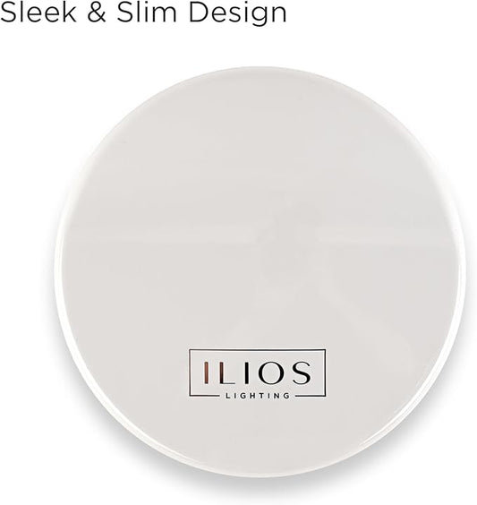 LED Compact Mirror with Light and 1x and 10x Magnifying Mirror in 5-inch mini Size Ideal for Trave