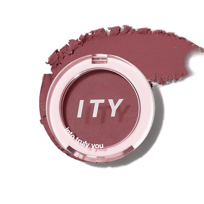 ITY Mood Blush, Creamy Blush Face Makeup,Moisturizing Cheek and Eyes Dual Funtions, Buildable, Matte Finish, Highly Pigment, 0.18 oz (5.2g) in Turned On