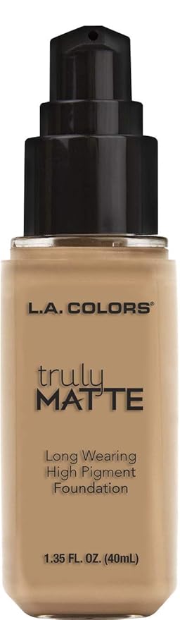 L.A. COLORS Truly Matte Foundation, Soft Beige CLM354