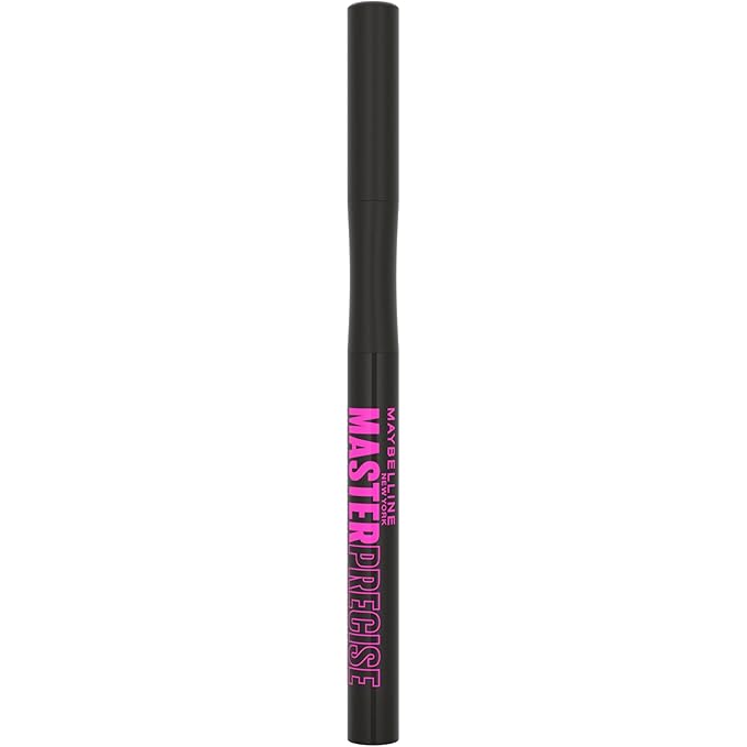 Maybelline Eyestudio Master Precise All Day Waterproof Liquid Eyeliner Makeup, Black, 1 Count (Packaging May Vary)
