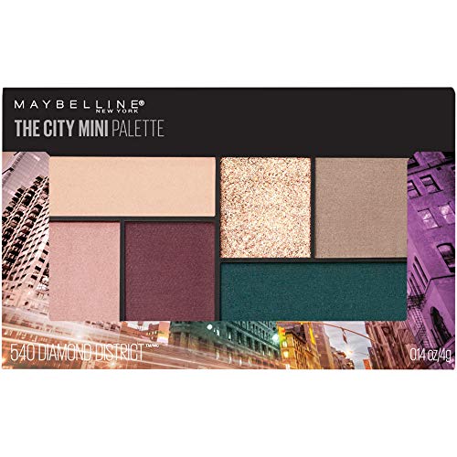 Maybelline New York The City Mini Eyeshadow Palette Makeup, Diamond District, 0.14 Oz