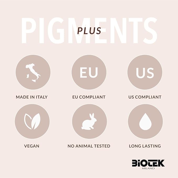 Biotek Lip Pigment for Permanent Makeup - Brownish Color for Lip - Made in Italy - Glace 0,61 fl.oz.