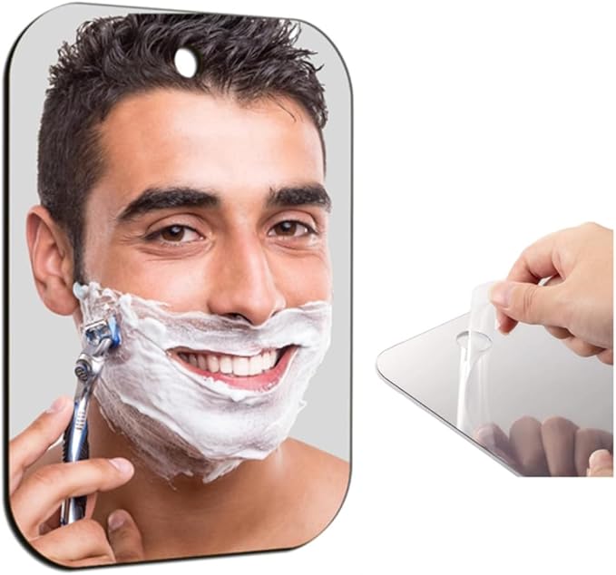 Magnetic Locker Mirror and Shower Mirror Fogless for Men and Women