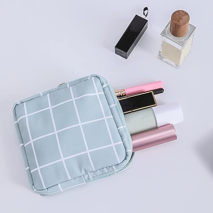 2PCS Mini Makeup Bag,Cute Pocket Cosmetic Bag,Portable Small Make Up Bags for Women,Travel Cosmetic Bag Small Makeup Pouch,Mini storage bag for Sanitary pad,coin,lipstick,jewelry