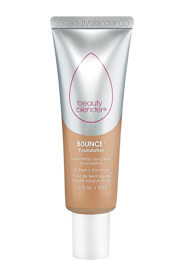 Beautyblender Bounce Liquid Whip Long Wear Foundation, Full Coverage Natural Matte Makeup Foundation, Oil Free 24 Hour Wear, 3.55 N/O Tan Olive Version 2.0