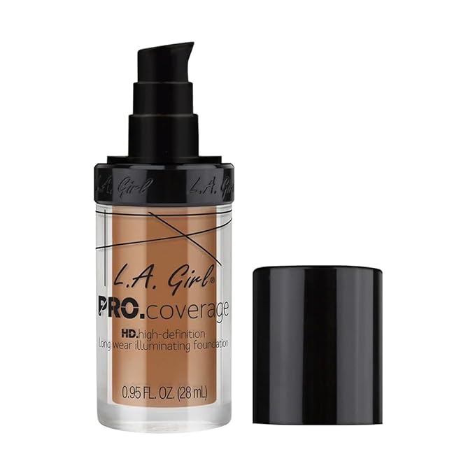 L.A. Girl Pro.Coverage Illuminating Foundation, Sand GLM650