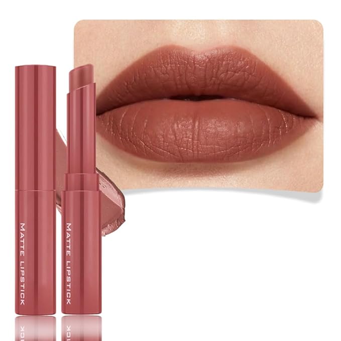 6-Color Velvet Matte Lipstick Balm-in-Pencil for Lips Makeup, Ultra Hydrating, Long-Lasting High lmpact Color Soft Finish, Waterproof Moisturized Lips