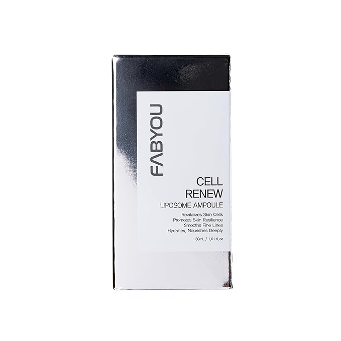 Cell Renew Liposome Ampoule 1.01 fl oz - Anti-Aging EGF Stem Cell Serum with CICA Exosome, Korean Skin Care for Skin Repair, Deep Hydration & Firming