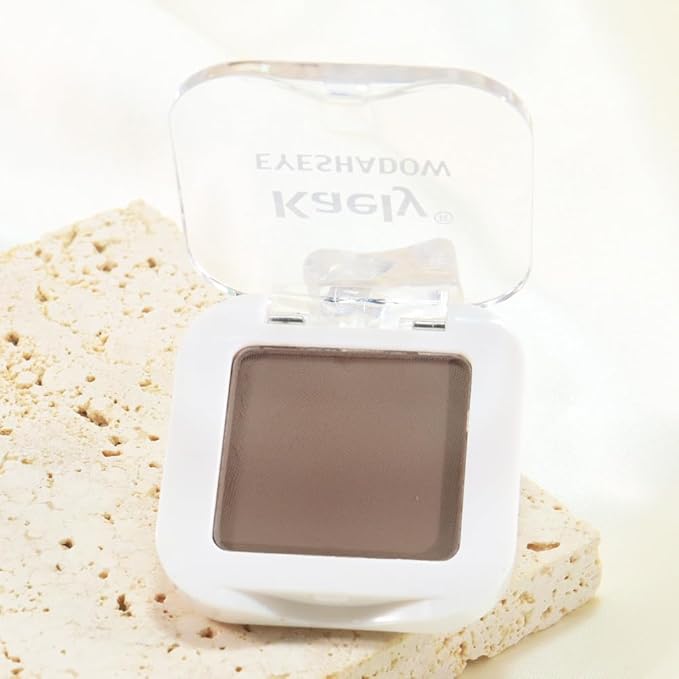 Matte Singe Eye Shadow Palette Makeup, Matte Light Cocoa Monochrome Eyeshadow For Old Women, Mini Singe Pressed Pigmented Waterproof Sombras Para Ojos, Vegan, Talc, Paraben&Cruelty Free, 18