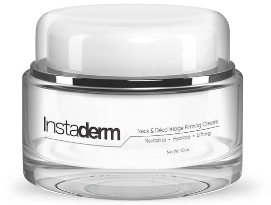 Neck and Décolleté Firming Craem – Tightening & Lifting Treatment for Crepey, Wrinkles, sagging Skin & Vertical Lines. Anti-Aging Peptide Formula to Boost Hydration & Collagen in the Skin.
