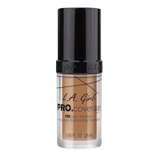 L.A. Girl Pro Coverage Liquid Foundation, Beige, 0.95 Fl Oz