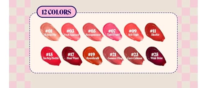 Benefit Splashtint Moisturizing Dewy Lip Tint #1 Skinny Dip (Soft Peach), 0.2 Ounce