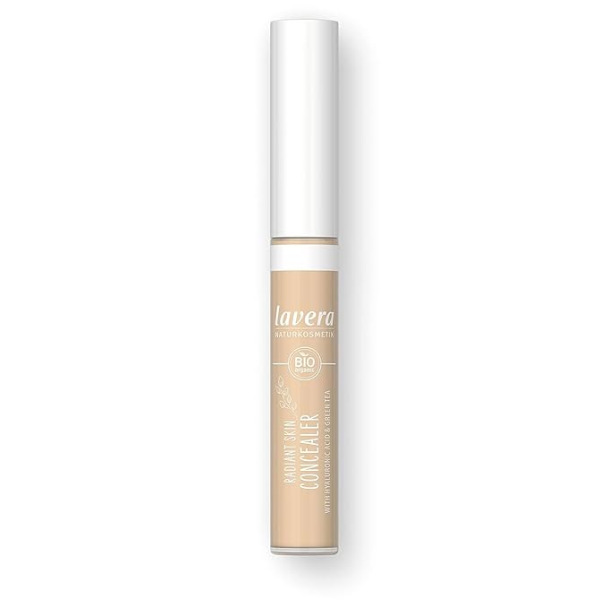 lavera Radiant Skin Concealer - Light 02 - Conceal dark circles & blemishes - up to 8 hours hold - moisturising - vegan - natural cosmetics 1.8 Fl Oz