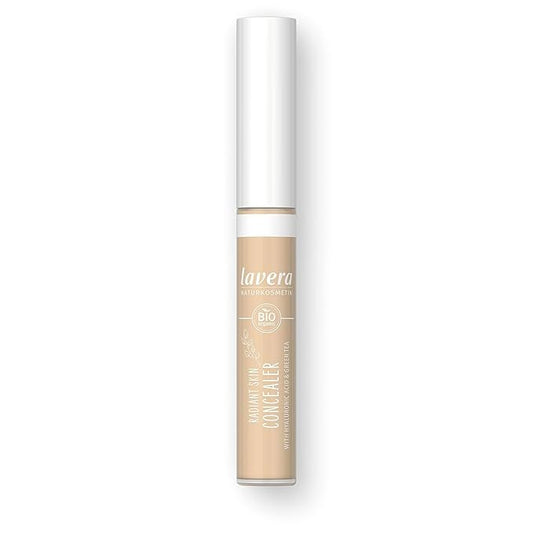 lavera Radiant Skin Concealer - Light 02 - Conceal dark circles & blemishes - up to 8 hours hold - moisturising - vegan - natural cosmetics 1.8 Fl Oz