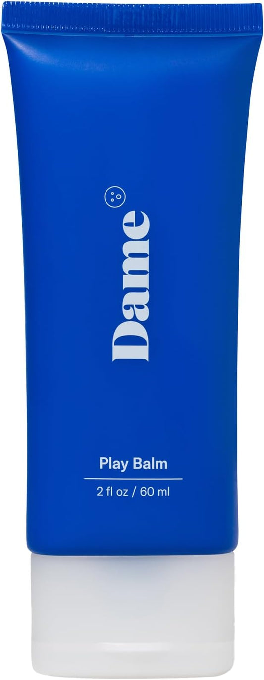 Dame Products Play Balm for Women and Men - Oil-Based Moisturizer + Massage Lotion