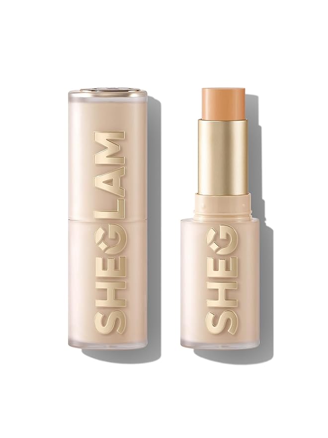 SHEGLAM Skin Magnet High Coverage Foundation Stick Longwear Medium Face Makeup for All Skin Types-Sand