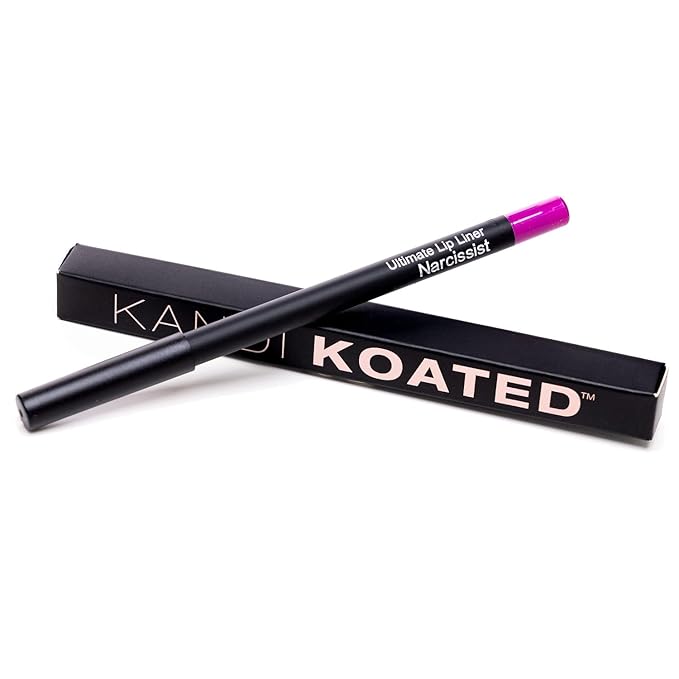 Kandi Koated Edge Lip Liner Pencil [Narcissist] Vegan Lip Liner | Paraben-Free, Cruelty-Free Formula with Vitamin E and C | Beauty & Makeup