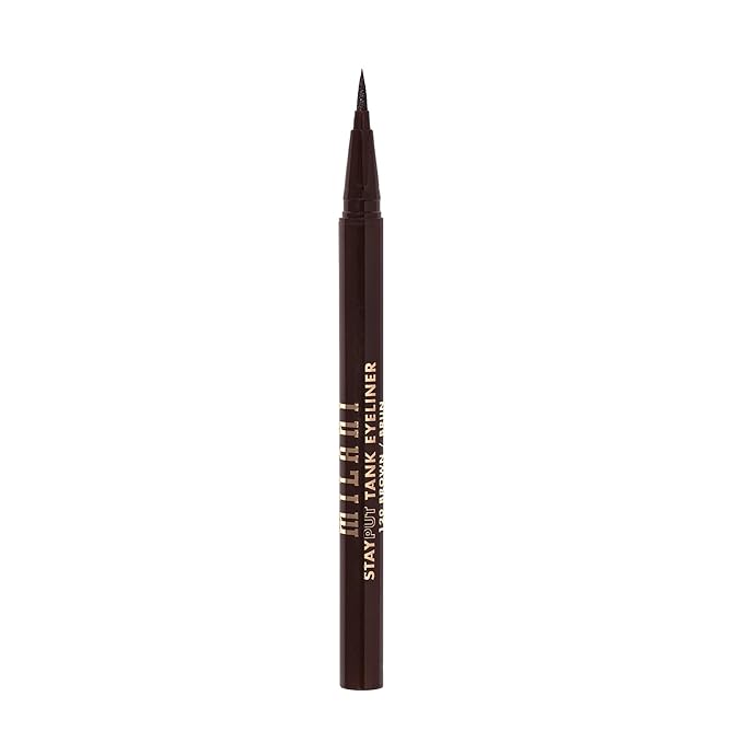 Milani The Tank Liquid Eyeliner - No-Skip Liquid Eyeliner Pen, Waterproof Formula, Makeup Pen, Long Lasting & Smudgeproof - 120 Brown