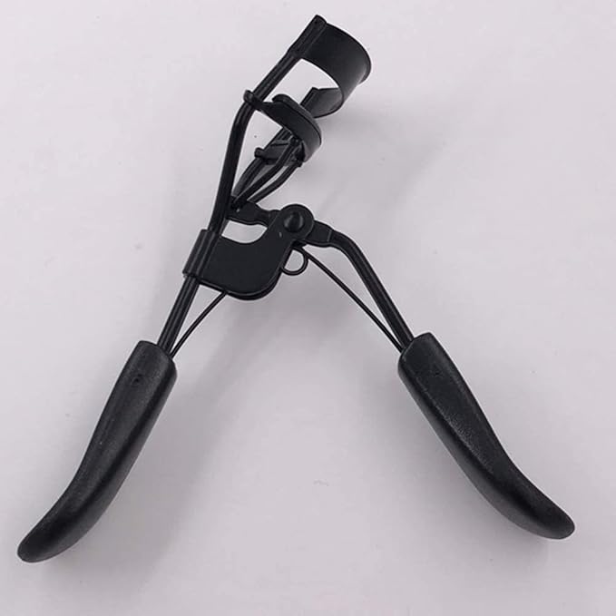 Black Portable Eyelash Curler - Crimps and Curls Lashes for Perfect,Portable Eyelash Curler Maker Eye Lashes Clip Women Beauty Cosmetic Tool Gift,Makeup Brushes and Tools