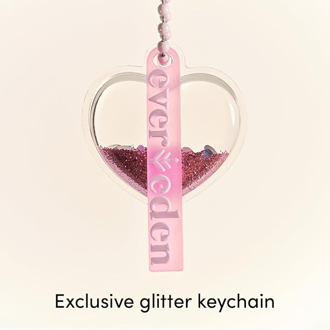 Evereden Kids Tinted Non Toxic Lip Gloss Kit: Ruby Red & Sakura Pink - Non Toxic Kids Makeup Kit for Girls - Vegan Makeup for Kids - Hydrating Kid Lip Gloss with Cherry, Peach, & Cranberry Oils