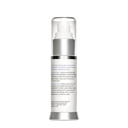 CONTROL CORRECTIVE Redness Relief Serum, 1 Oz - Botanical Extracts & Skin Balancing Vitamins, Calms, Hydrates & Strengthens Sensitive Skin, No Parabens Or Synthetic Dyes, Japanese Green Tea, Soothing