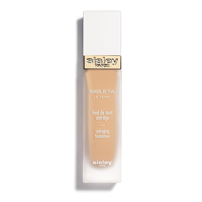 Sisley Paris Sisleya Le Teint, 2W Linen - 30 mL - Anti-Aging, Oil-Free Fluid Foundation for Radiance & Smoothing - All Skin Types - Non-Comedogenic