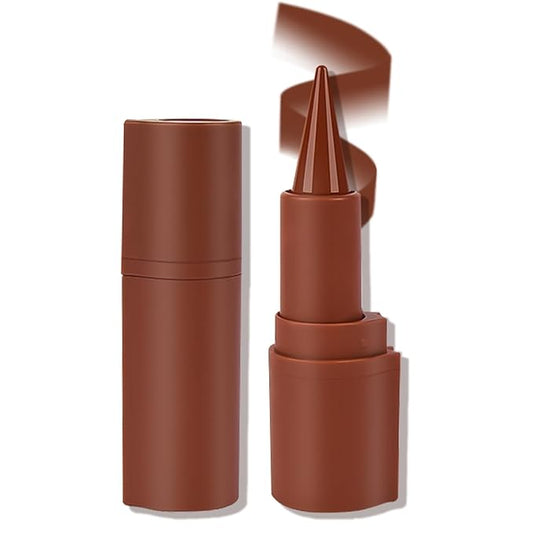 2 in 1 Lip Liner Pencil and Lipstick Lip Combo Set, Matte Nude Black Dark Brown Red Lip Liner, Smooth Creamy Lip Pencil, High Pigmented Non-Smudging Waterproof Long Lasting Lip Makeup 01#