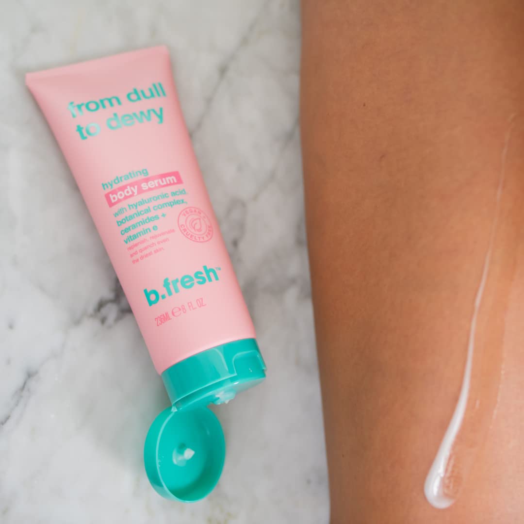 B.TAN Moisturizing Body Lotion | Hydrating Body Serum - Renew Dry Skin with Hyaluronic Acid, Botanical Complex, Ceramides + Vitamin E for an Ultra Glow, 8 Fl Oz