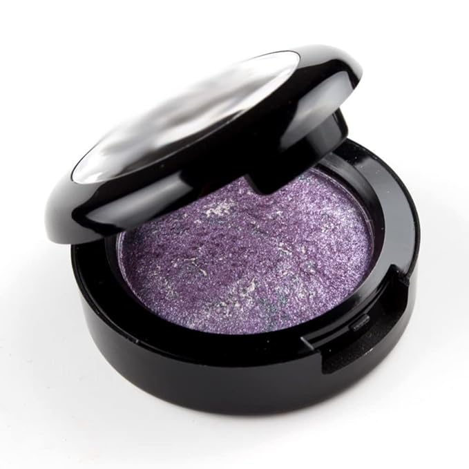 Mallofusa Single Color Baked Eye Shadow Powder Palette in Shimmer 15 Metallic Colors Optional (Rose Purple)